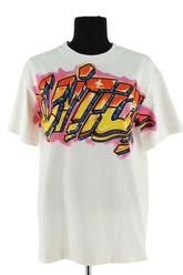 T-shirt Louis Vuitton Blanc en Coton, taille XS - Seconde Main