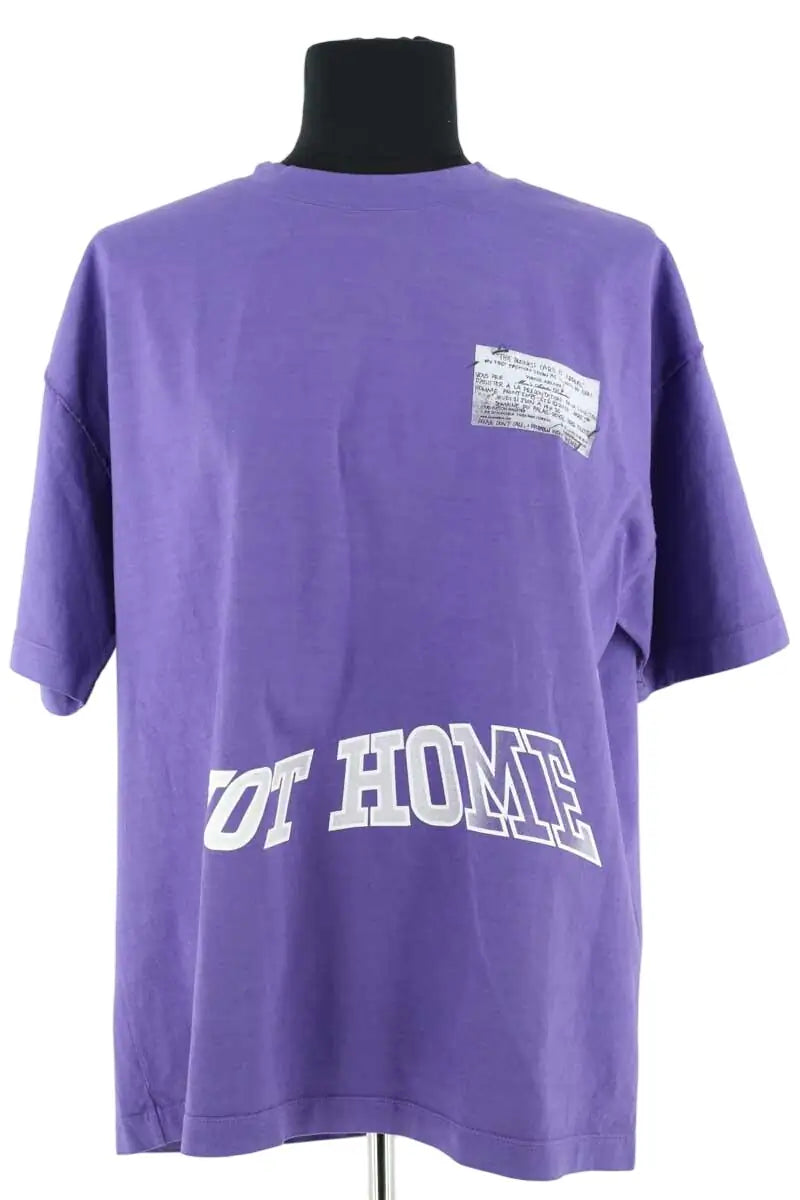 T-shirt Louis Vuitton Violet en Coton, taille S - Seconde Main