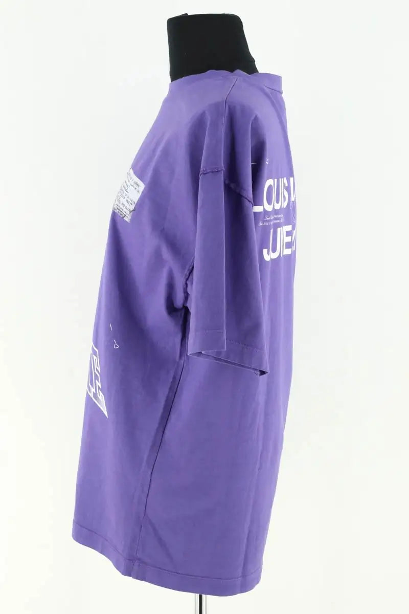 T-shirt Louis Vuitton Violet en Coton