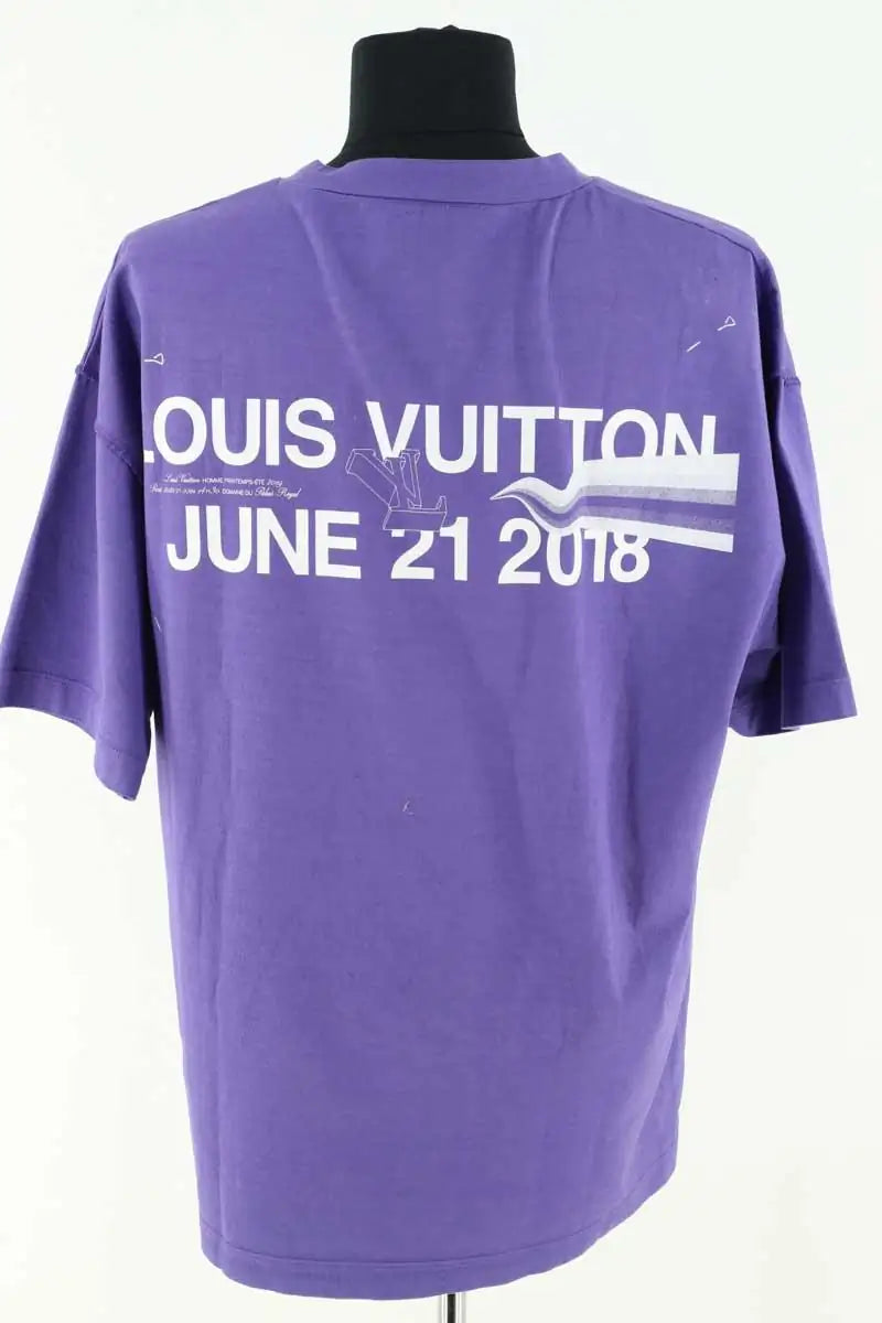 T-shirt Louis Vuitton Violet en Coton