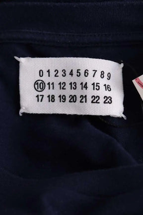 T-shirt Maison Martin Margiela Marine en Coton