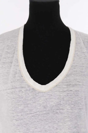 T-shirt Maison Sarah Lavoine Blanc en Lin