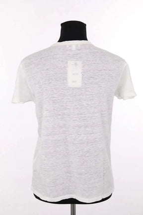T-shirt Maison Sarah Lavoine Blanc en Lin