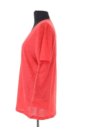 T-shirt Maison Sarah Lavoine Rouge en Lin