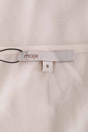 T-shirt Maje Beige en Coton