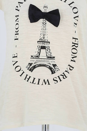 T-shirt Maje Beige en Coton