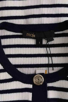T-shirt Maje Marine en Coton