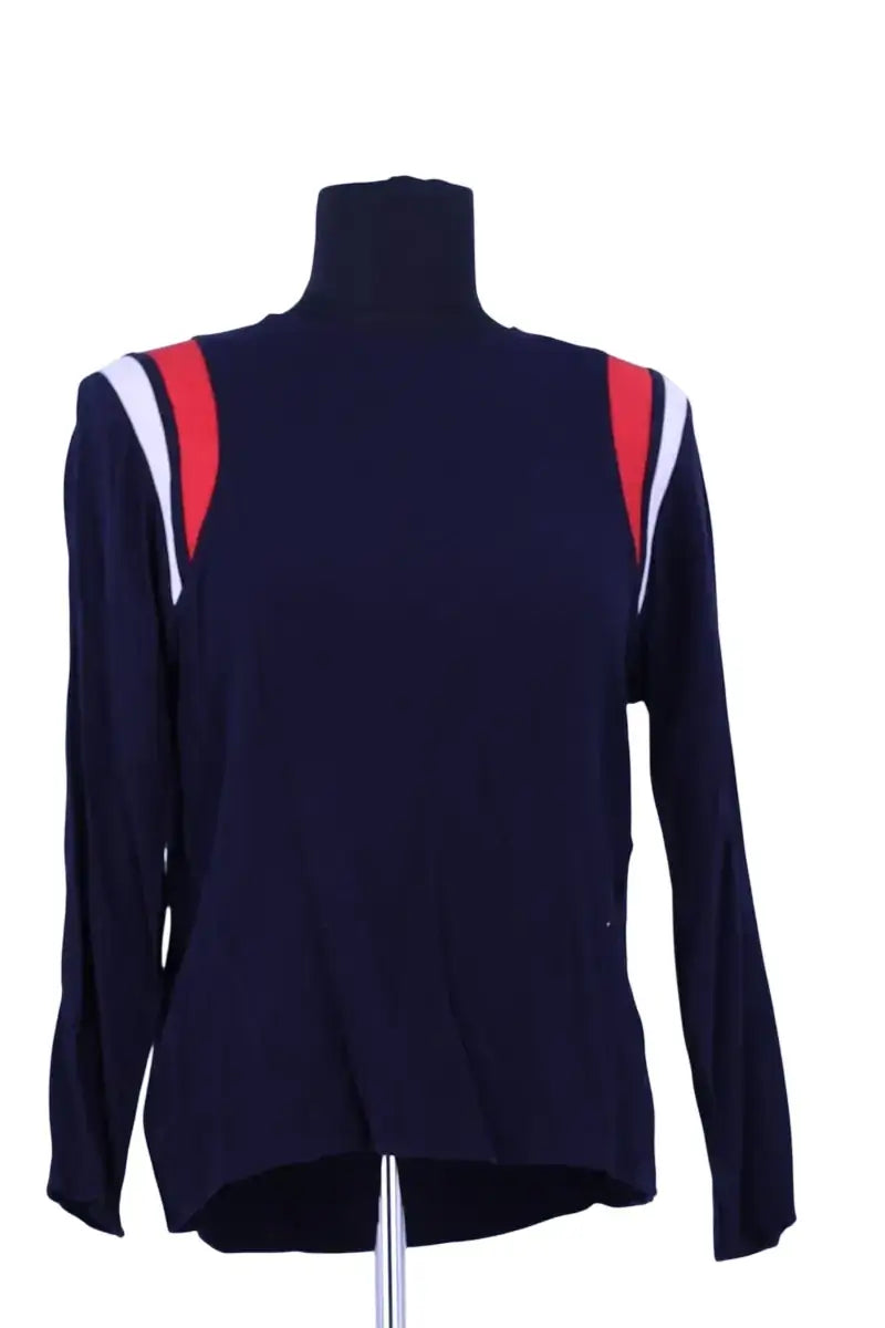 T-shirt Maje Marine en Synthétique, taille M - Seconde Main