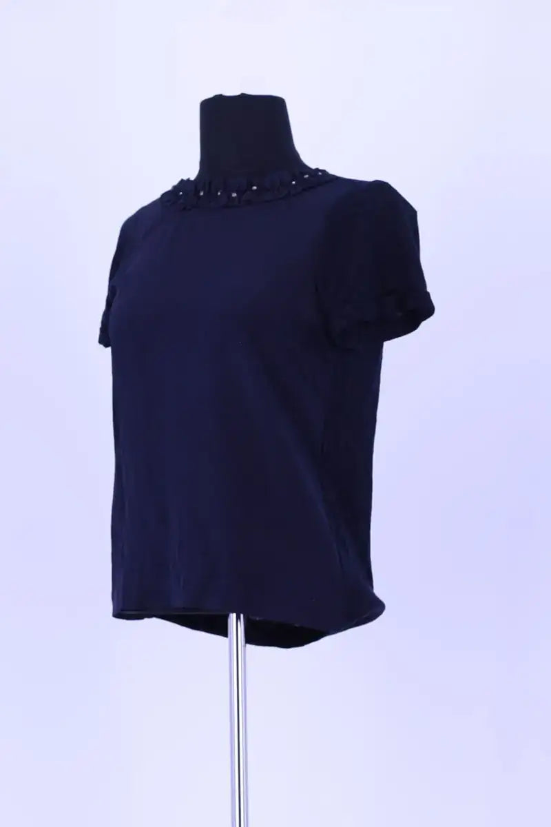 T-shirt Maje Marine en Synthétique