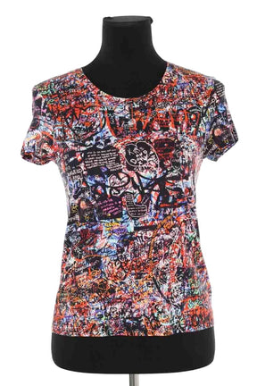 T-shirt Maje Multicolore en Coton, taille S - Seconde Main