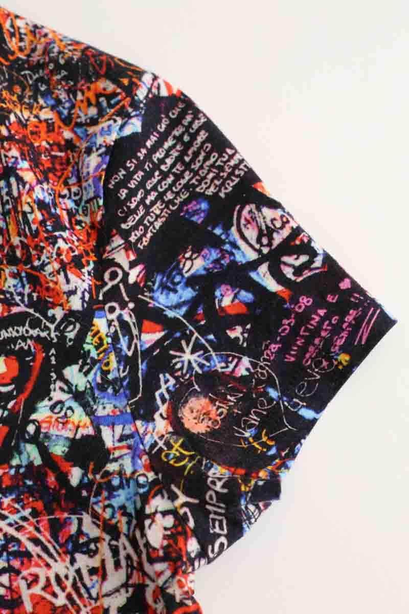 T-shirt Maje Multicolore en Coton