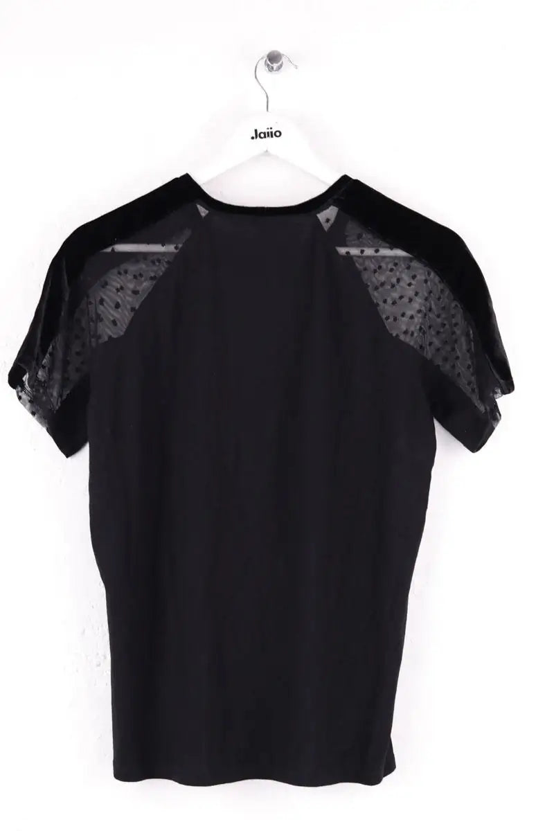 T-shirt Maje Noir en Coton