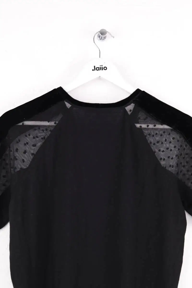 T-shirt Maje Noir en Coton