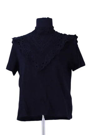 T-shirt Maje Noir en Coton, taille M - Seconde Main