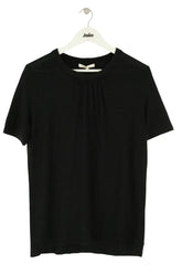 T-shirt Maje Noir en Lin, taille L - Seconde Main
