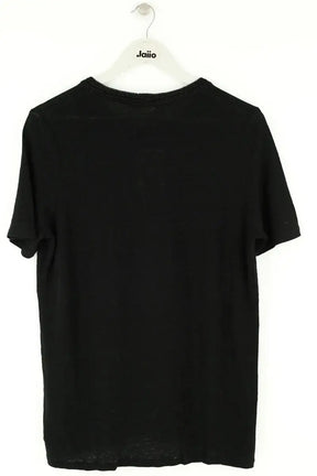 T-shirt Maje Noir en Lin