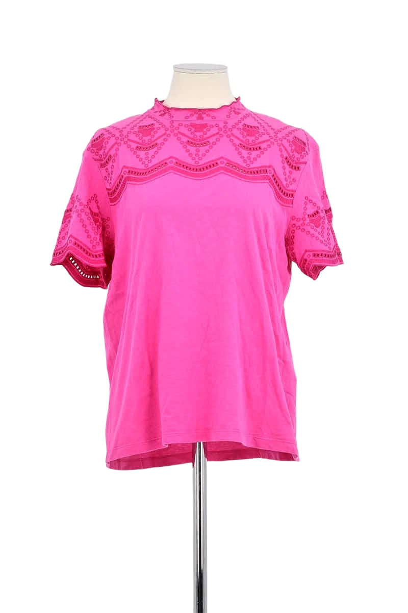 T-shirt Maje Rose en Coton, taille L - Seconde Main