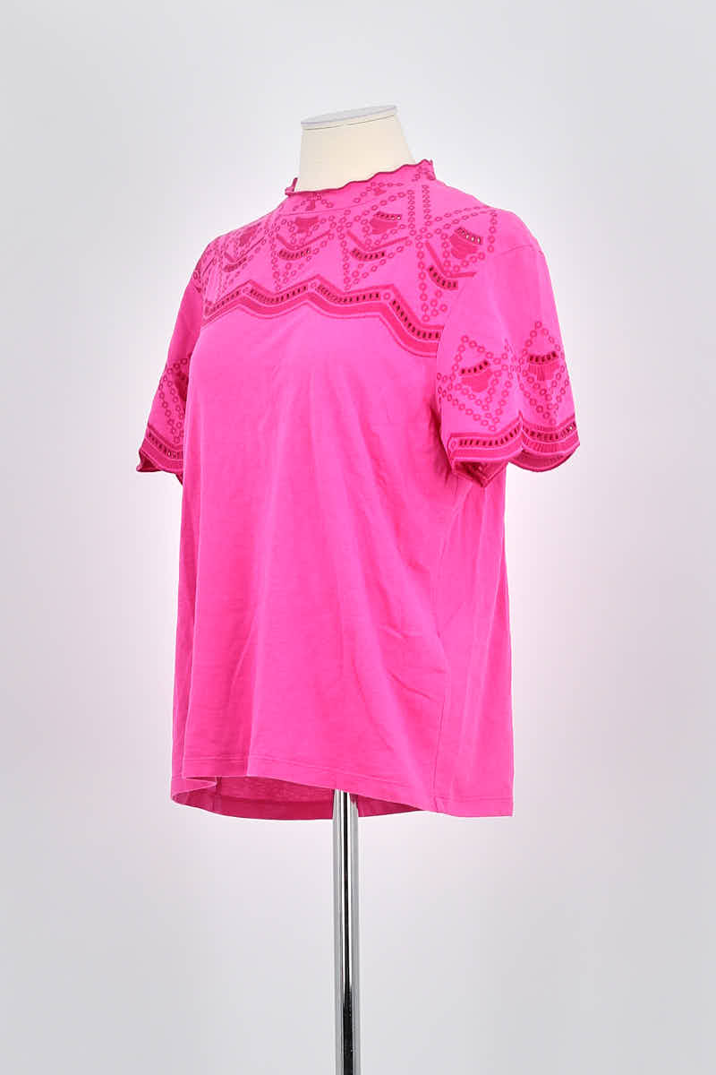 T-shirt Maje Rose en Coton