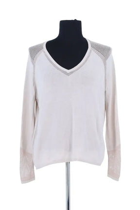 T-shirt Maje Rose en Soie, taille S - Seconde Main