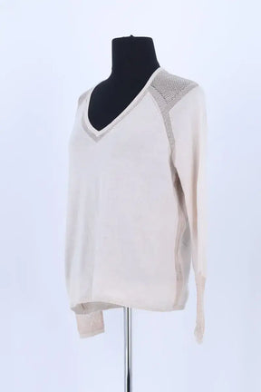 T-shirt Maje Rose en Soie