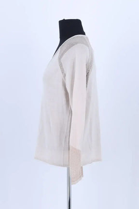 T-shirt Maje Rose en Soie