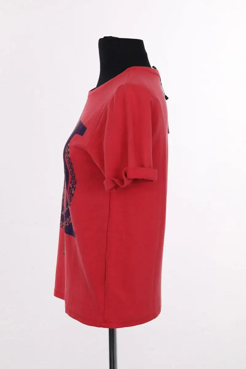 T-shirt Maje Rouge en Coton