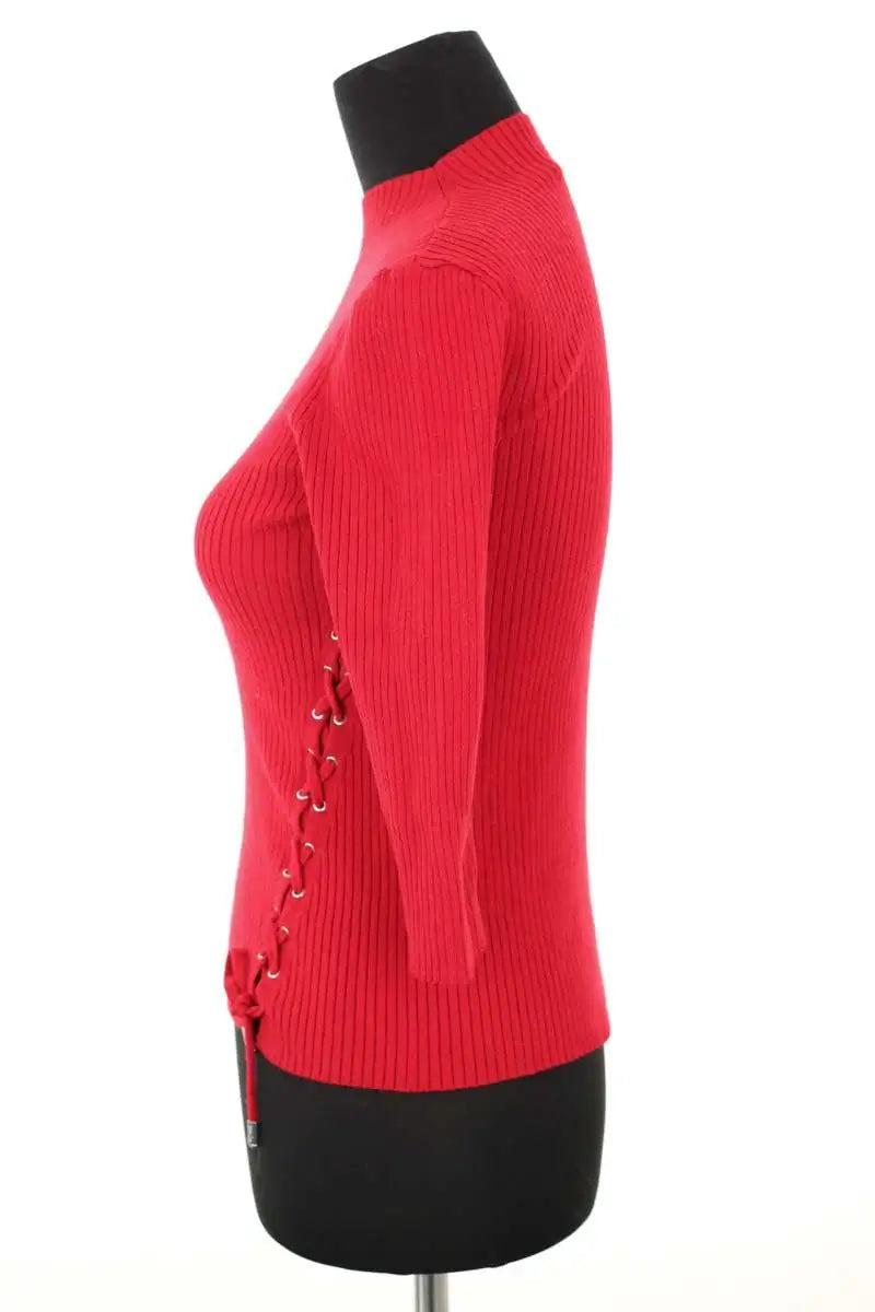 T-shirt Maje Rouge en Coton