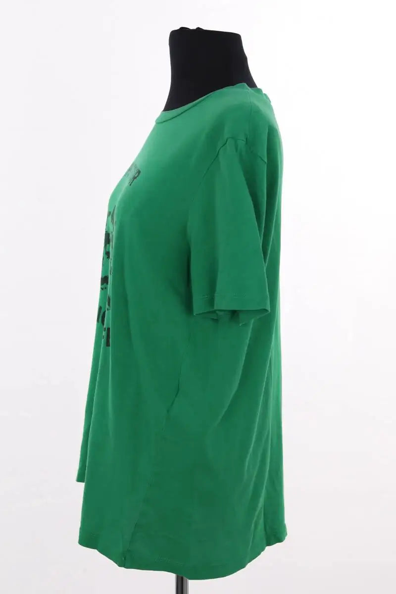 T-shirt Maje Vert en Coton