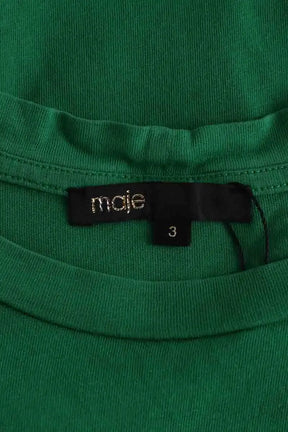 T-shirt Maje Vert en Coton