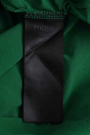 T-shirt Maje Vert en Coton