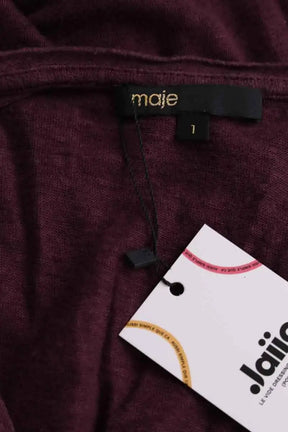 T-shirt Maje Violet en Coton