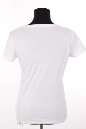 T-shirt Majestic Filatures Blanc en Coton