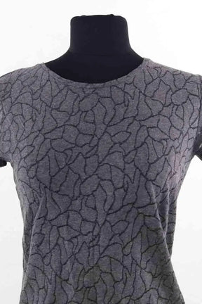 T-shirt Majestic Filatures Gris en Coton