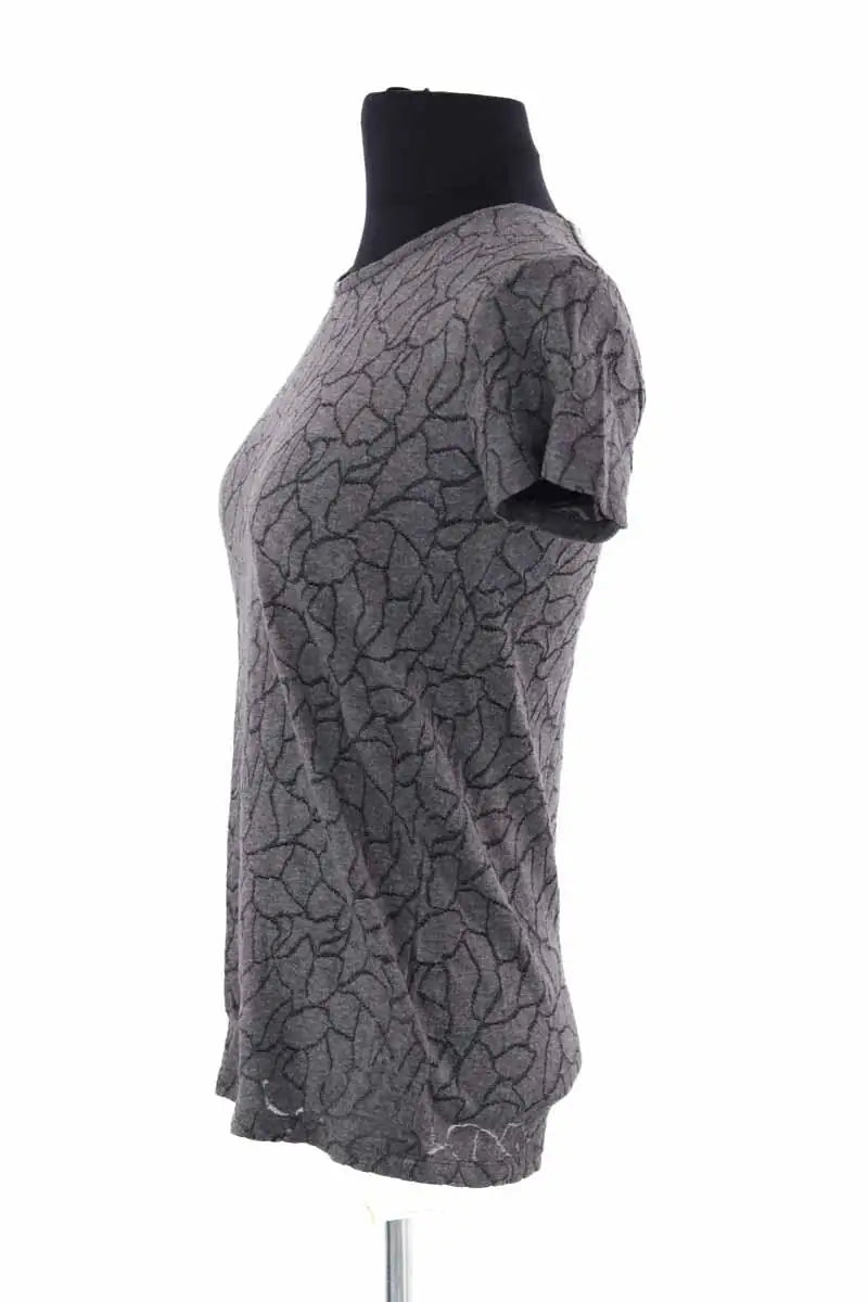 T-shirt Majestic Filatures Gris en Coton