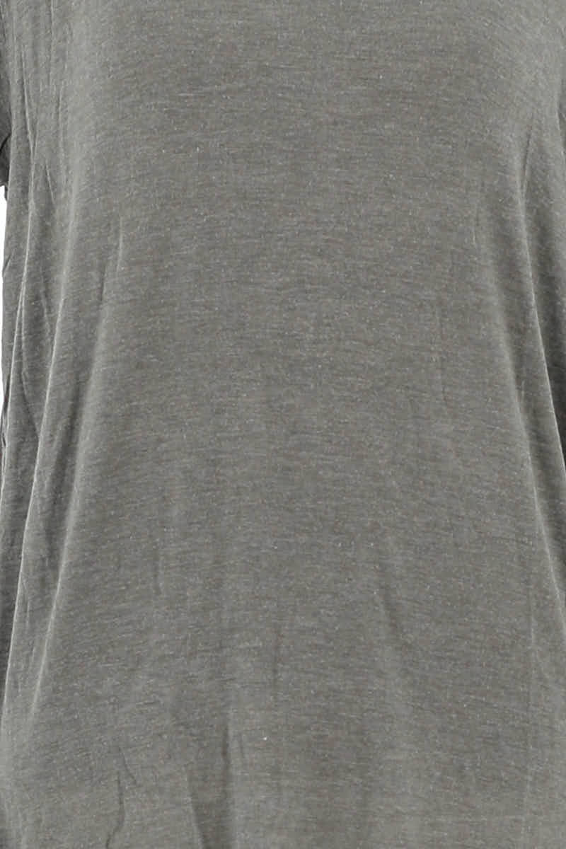 T-shirt Majestic Filatures Gris en Viscose
