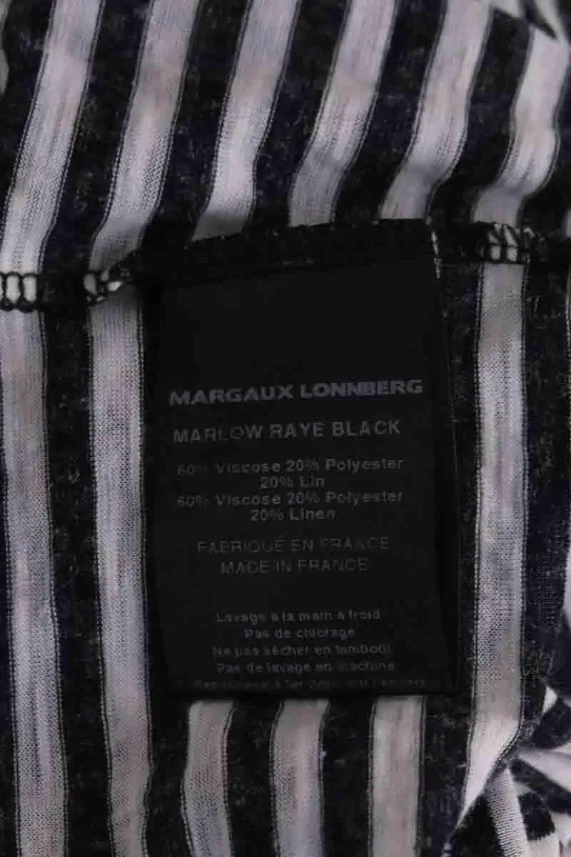 T-shirt Margaux Lonnberg Noir en Viscose