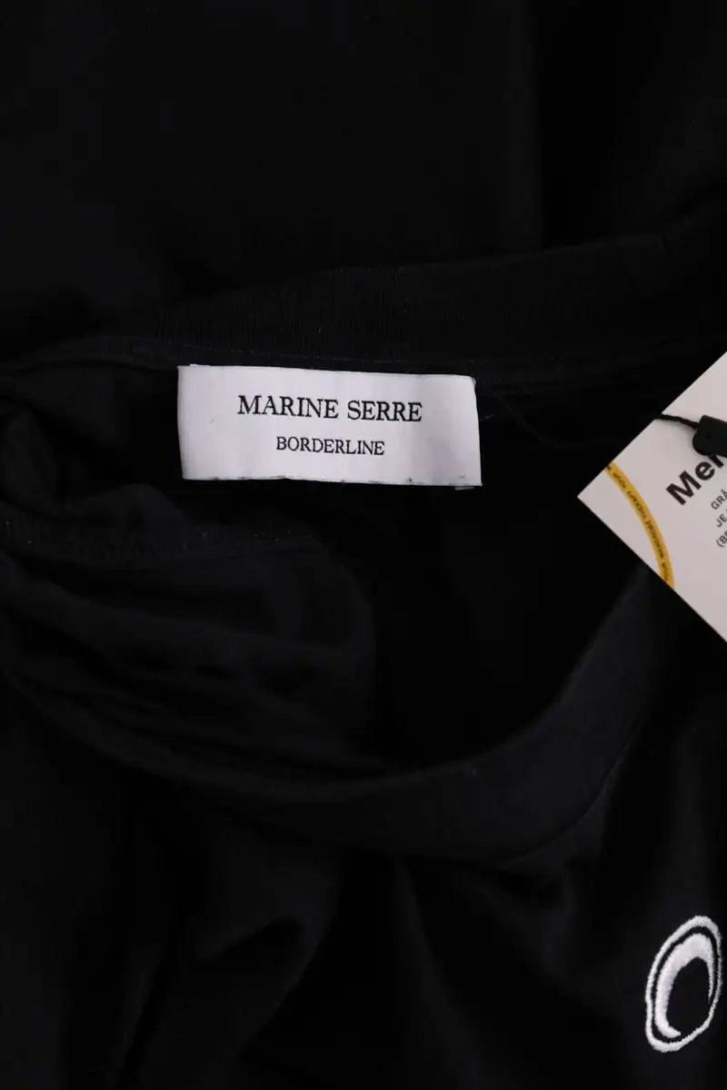 T-shirt Marine Serre Noir en Coton