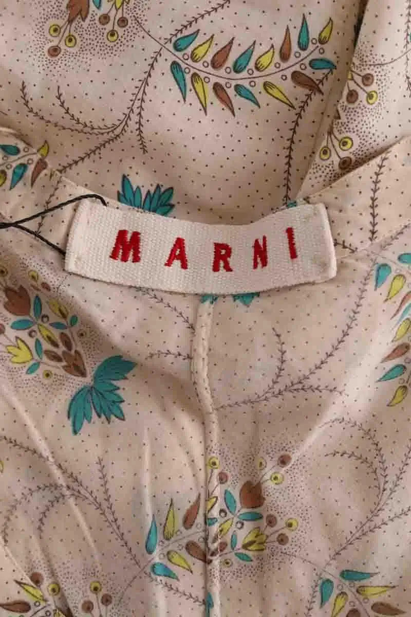 T-shirt Marni Beige en Coton