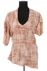 T-shirt Marni Beige en Soie, taille S - Seconde Main