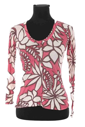 T-shirt Marni Rose en Coton, taille XS - Seconde Main