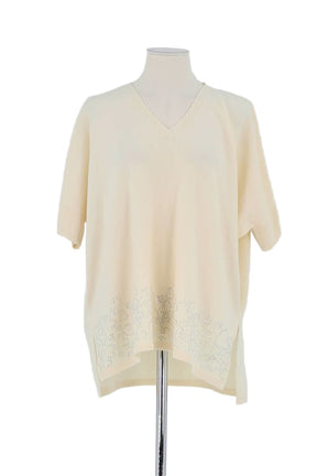 T-shirt Max & Moi Beige en Laine, taille M - Seconde Main