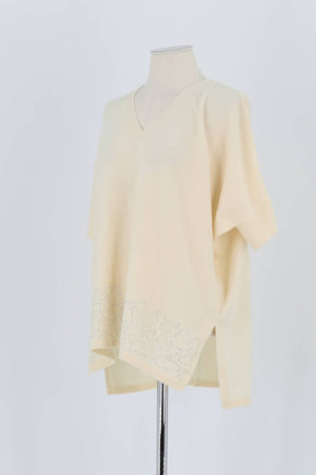 T-shirt Max & Moi Beige en Laine