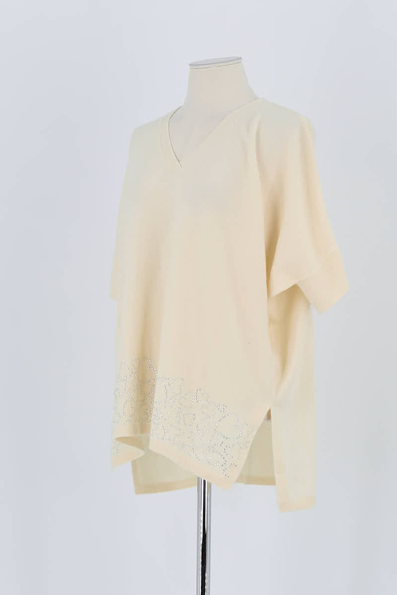 T-shirt Max & Moi Beige en Laine