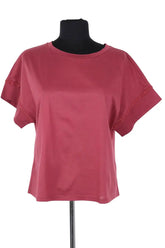 T-shirt Max Mara Bordeaux en Coton, taille S - Seconde Main