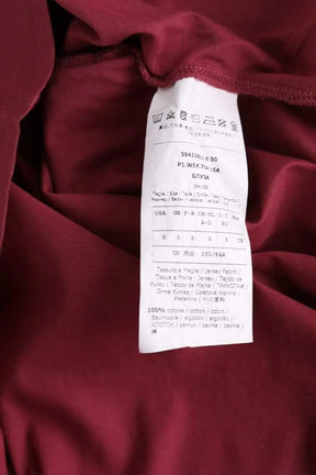 T-shirt Max Mara Bordeaux en Coton