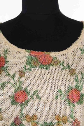 T-shirt Mes Demoiselles Beige en Synthétique