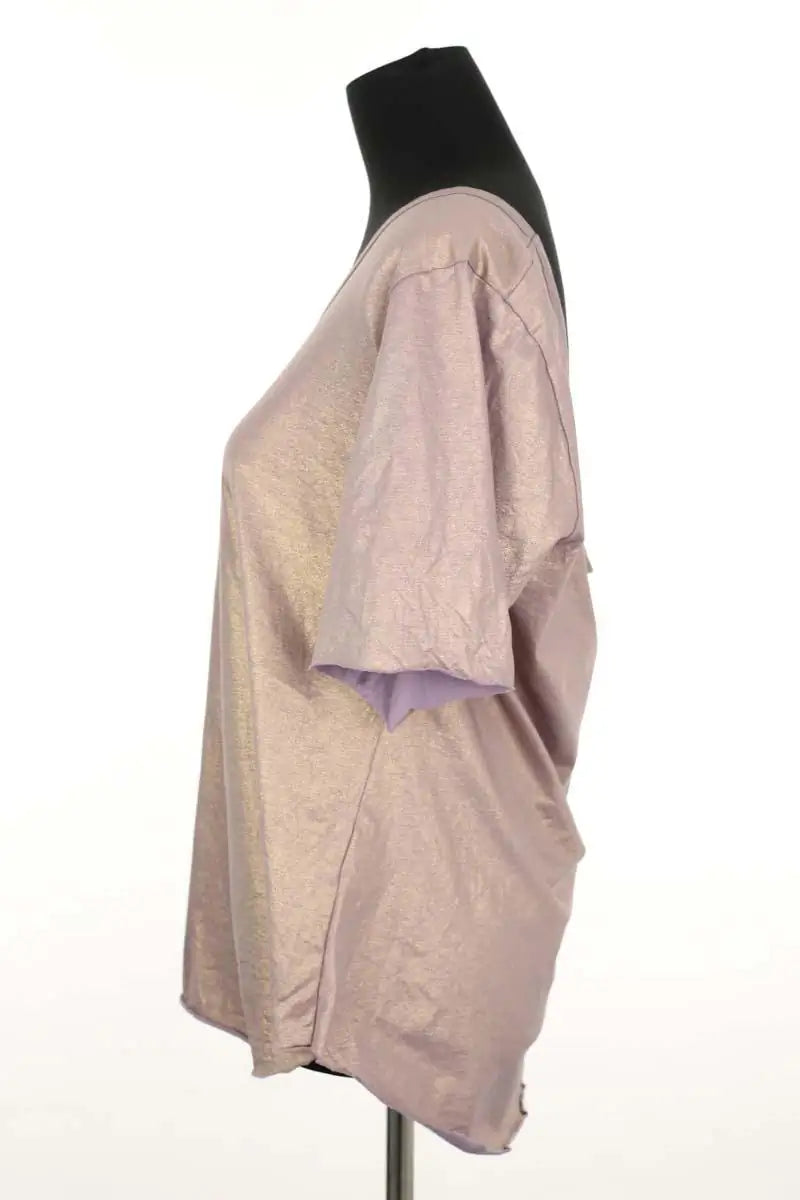 T-shirt Mes Demoiselles Violet en Coton