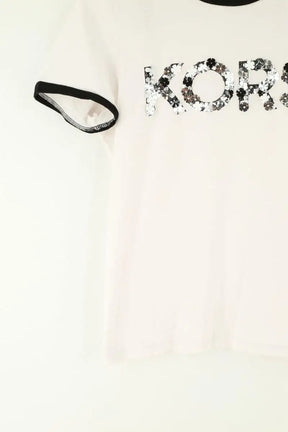 T-shirt Michael Kors Blanc en Coton