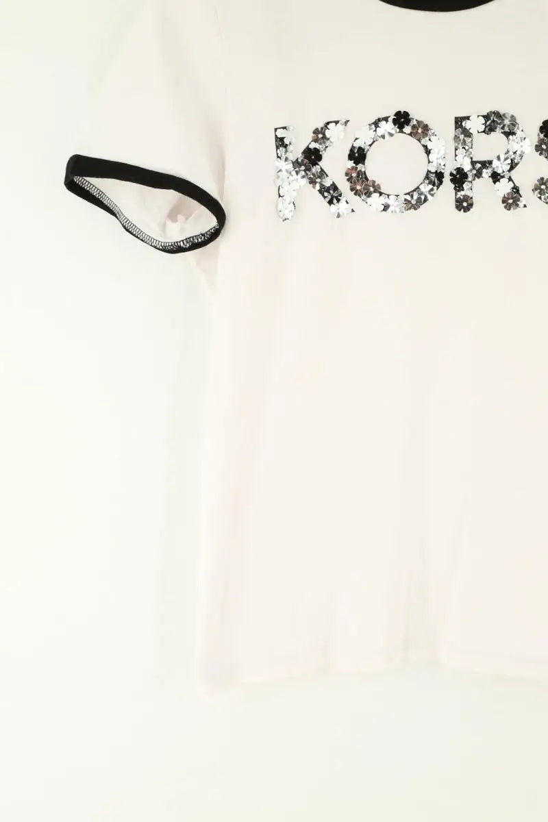 T-shirt Michael Kors Blanc en Coton