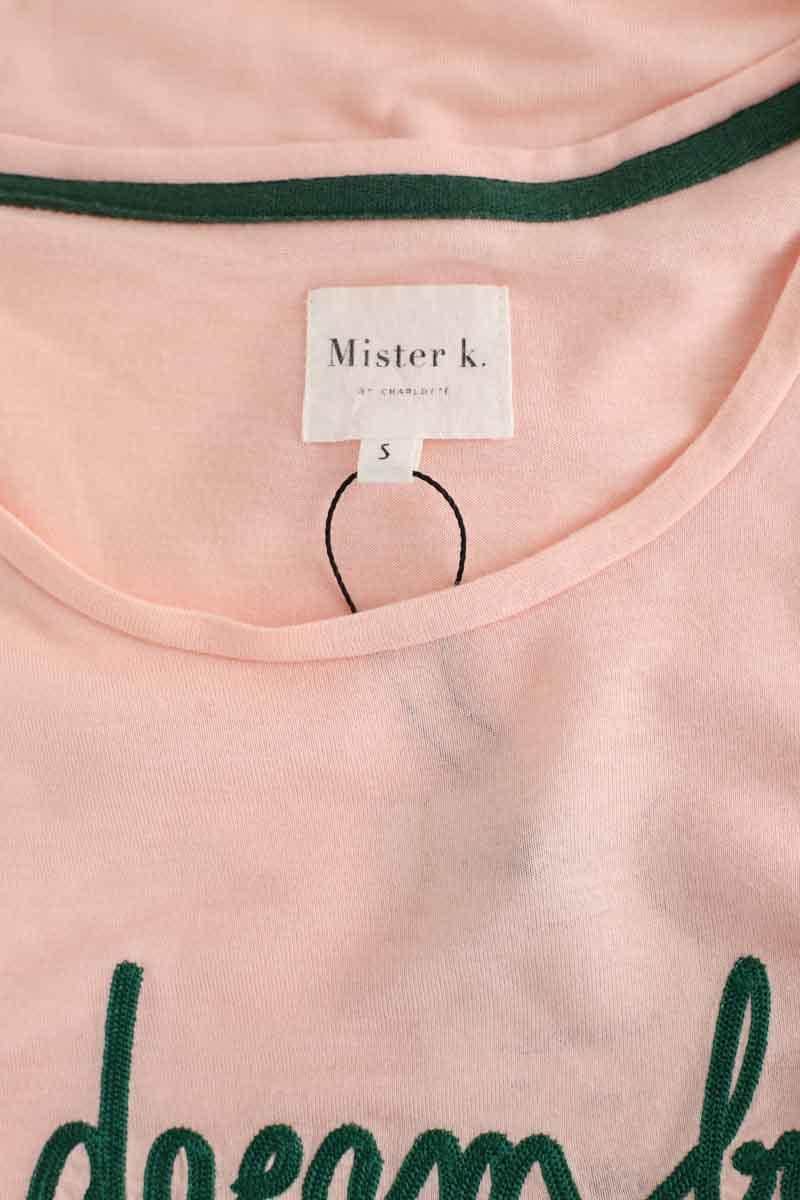 T-shirt Mister K Rose en Coton